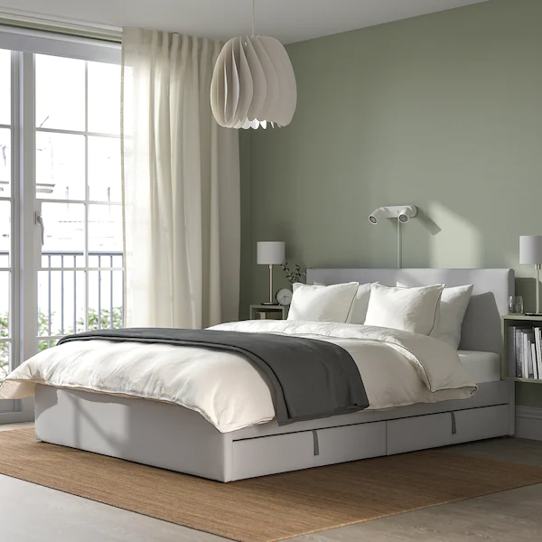 Image d'article : Lit matelassé 4 rangements gris clair								xxxlit-double.webp